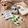 Kissitty 50Pcs 5 Style Cotton and Linen Packing Pouches ABAG-KS0001-02-6