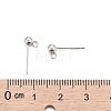 925 Sterling Silver Ear Stud Findings X-STER-K167-042C-S-4