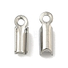 Tarnish Resistant 304 Stainless Steel Folding Crimp Ends LS-X-STAS-R063-28-2