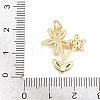 Brass Micro Pave Colorful Cubic Zirconia Pendants KK-E798-02G-G-3