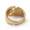 Adjustable Brass Wide Band Rings RJEW-G096-05G-3
