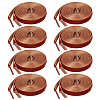 8 Pairs Single Side Velvet Shoelaces AJEW-MA0001-37C-1
