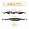 Leather Wide Cord Multi-Strand Bracelets BJEW-WH20009-04-2