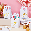 Gold Stamping Heart Packaging Handbag Holder KBAG-WH0045-05C-4