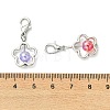 50Pcs Transparent Acrylic Pendant Decorations HJEW-JM04824-5