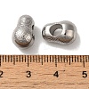 304 Stainless Steel European Beads STAS-K285-23P-3