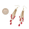 Teardrop 304 Stainless Steel Dangle Earrings EJEW-JE06926-4