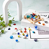 116Pcs Handmade Lampwork Beads LAMP-CD0001-10-4