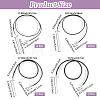 10Pcs 4 Styles Round Leather Cord Necklaces Making MAK-CL0001-06A-2