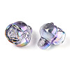 Electroplate Transparent Acrylic Beads PACR-CJC0008-08D-2