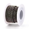 Iron Rhinestone Cup Chains CH-T006-05B-16-3