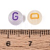 Luminous Enamel Transparent Acrylic Beads TACR-Q013-05A-M-6