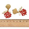 304 Stainless Steel Enamel Stud Earrings EJEW-JE07476-5