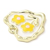 Alloy Enamel Pendants PALLOY-P294-04G-03-3