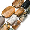 Natural Ocean Agate/Ocean Jasper Beads Strands G-H335-C03-1