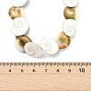 Natural Shiva Eye Shell Beaded Necklaces NJEW-JN06273-4
