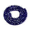 Electroplate Glass Beads Strands EGLA-A044-T4mm-A06-3