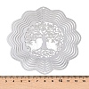 201 Stainless Steel 3D Rotating Hanging Wind Spinner STAS-B122-01P-04-3
