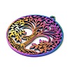 304 Stainless Steel Pendants X-STAS-R116-08RC-2