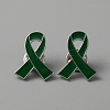 Awareness Ribbon Enamel Pin JEWB-WH0029-29B-2