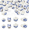 32Pcs 4 Styles Handmade Porcelain Beads PORC-TA0001-78B-1