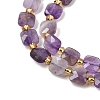 Natural Amethyst Beads Strands GG-CBA96AE-A03-6x6mm-4