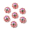 Baking Paint Glass Enamel Beads LAMP-K039-34N-1