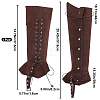 Velvet Boot Cover AJEW-WH0010-71A-2