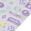 PET Plastic Stickers DIY-H168-01D-3