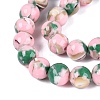 Assembled Synthetic Turquoise and Trochus Shell Beads Strands G-N369-02C-01-3