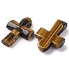 Natural Tiger Eye Pendants G-B122-02N-2