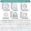 6 Bags 6 Styles Scrapbook Paper Pads Sets AJEW-GF0007-29-2