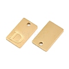304 Stainless Steel Pendants SA-CBA1839-21G-D-2