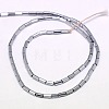 Electroplate Non-magnetic Synthetic Hematite Beads Strands G-J166-4x2mm-06-2