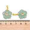 Natural Green Aventurine Carved Pendants G-A315-01G-09-3