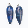 Natural Lapis Lazuli Pointed Pendants G-F705-01F-P-2