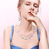 200Pcs 2 Styles Gradient Color Transparent Acrylic Beads OACR-TA0004-85-8