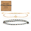 2Pcs Adjustable Bracelet Set PP9415-6-1