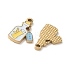 304 Stainless Steel Enamel Pendants SA-CBA7876-03G-2