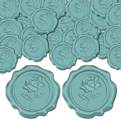 25Pcs Adhesive Wax Seal Stickers DIY-CP0009-11B-10-1