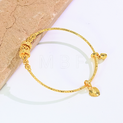 Adjustable Brass Round Beaded Bangles for Women MZ9202-1