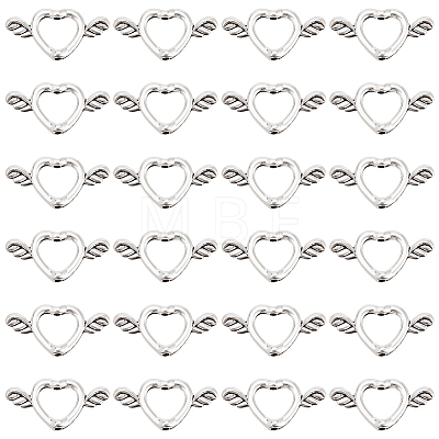 80Pcs Tibetan Style Alloy Bead Frame FIND-SC0011-46-1