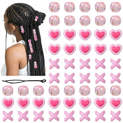 Acrylic Hair Coil Cuffs FIND-FZC0005-004A-01-1