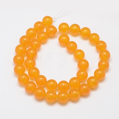 Natural & Dyed Malaysia Jade Bead Strands X-G-A146-10mm-A03-1