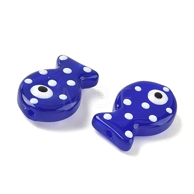 Baking Paint Glass Enamel Beads X-LAMP-D303-04L-1