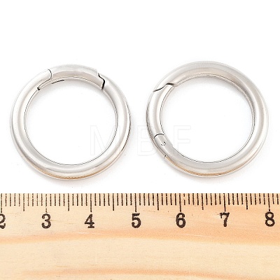 Non-Tarnish 316 Stainless Steel Spring Gate Rings STAS-M296-01P-E-01-1