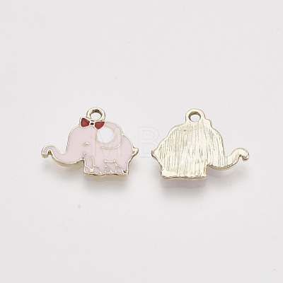 Alloy Enamel Pendants ENAM-N048-007B-1