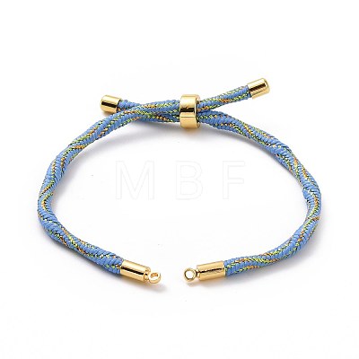 Nylon Cord Silder Bracelets MAK-C003-03G-19-1