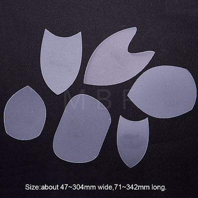 Transparent Acrylic Mixed Quilt Template TOOL-WH0031-02-1
