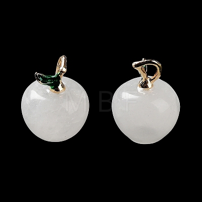 Natural Quartz Crystal Pendants G-P499-01G-15-1